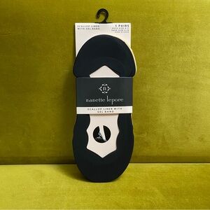 Nanette Lepore ~ Scallop liner socks ~ 5 pairs